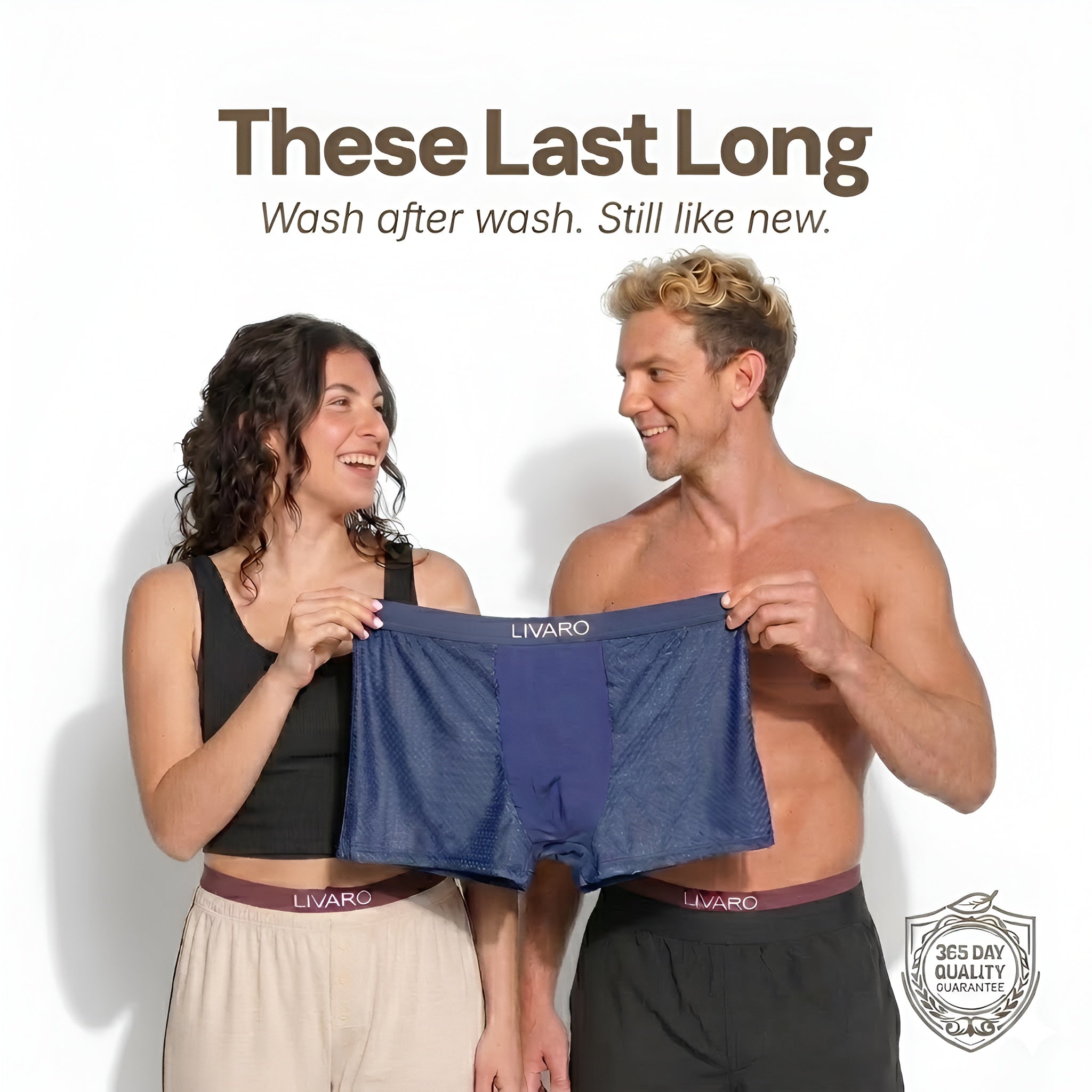 LIVARO® Essentials Boxer Trunks 5-Pack Green | + 5 FREE