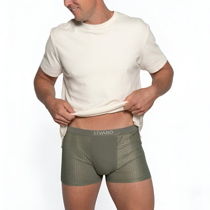 LIVARO® Essentials Boxer Trunks 5-Pack Green | + 5 FREE