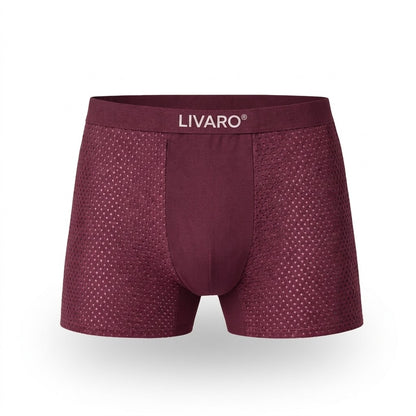 LIVARO® Essentials Boxer Trunks Red