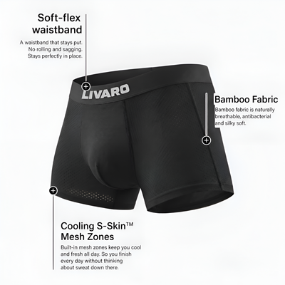 LIVARO® Bamboo Boxer Briefs Original