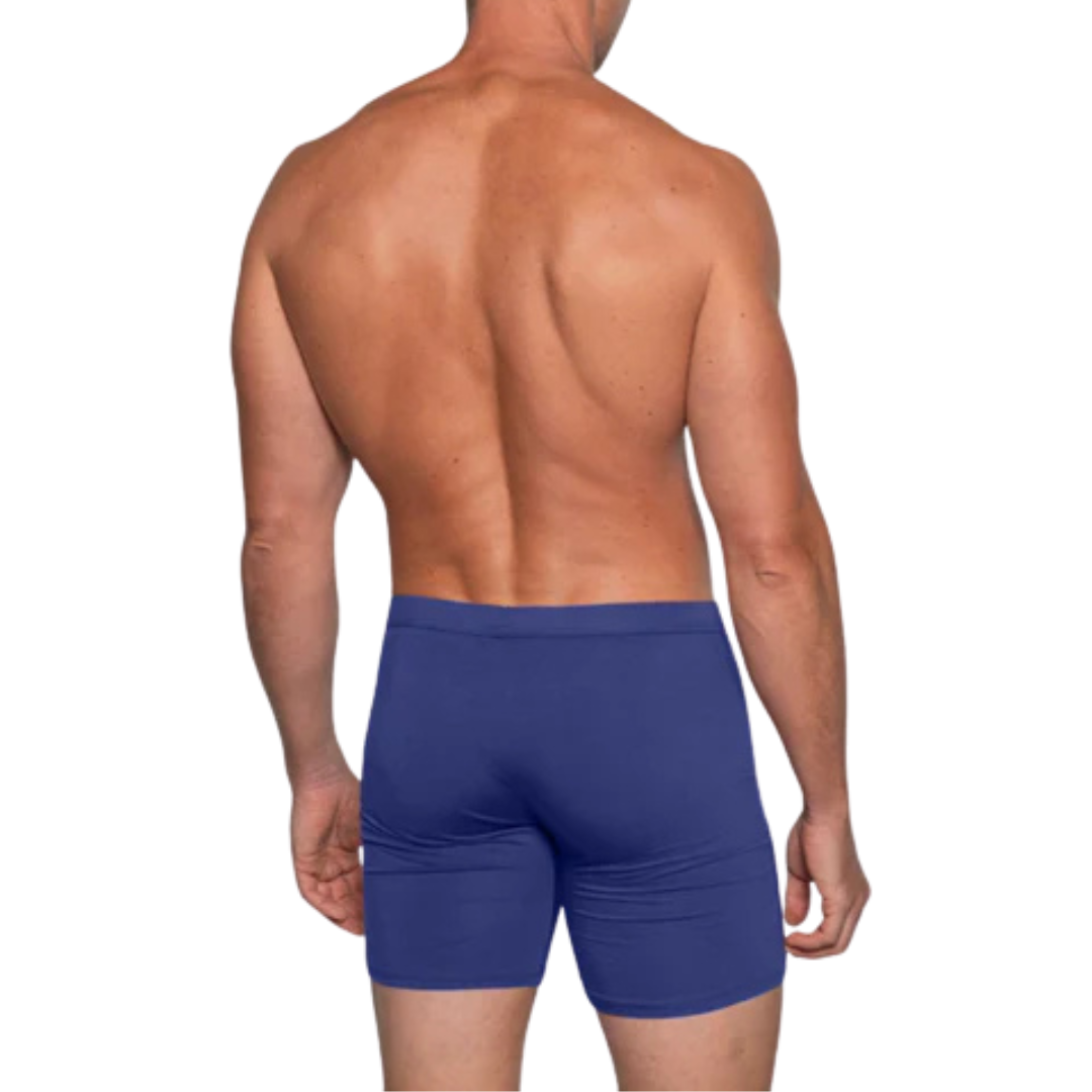 LIVARO® Essentials Boxer Trunks 5-Pack Blue | + 5 FREE