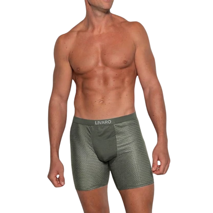 LIVARO® Essentials Boxer Trunks 5-Pack Green | + 5 FREE