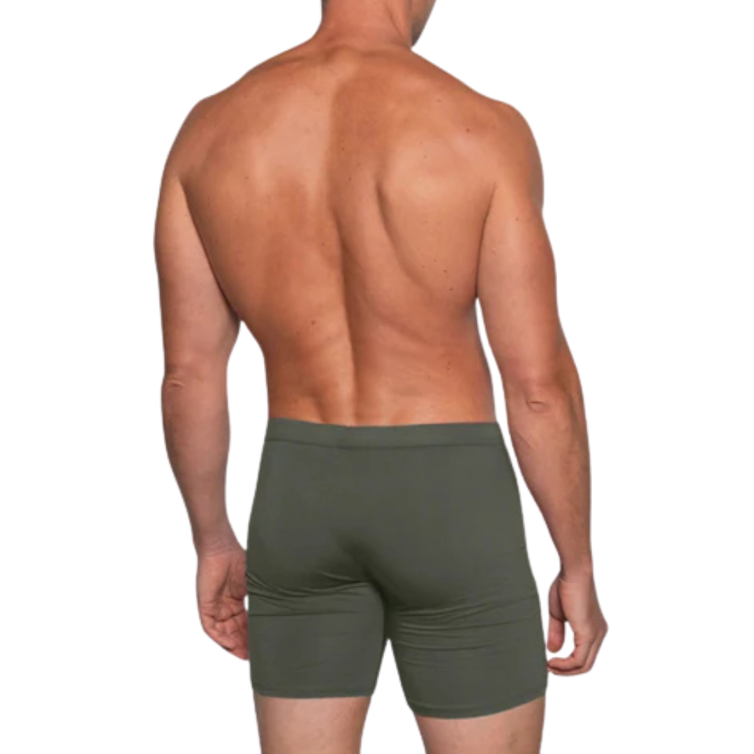 LIVARO® Essentials Boxer Trunks 5-Pack Green | + 5 FREE