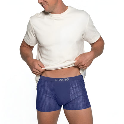 LIVARO® Essentials Boxer Trunks 5-Pack Blue | + 5 FREE