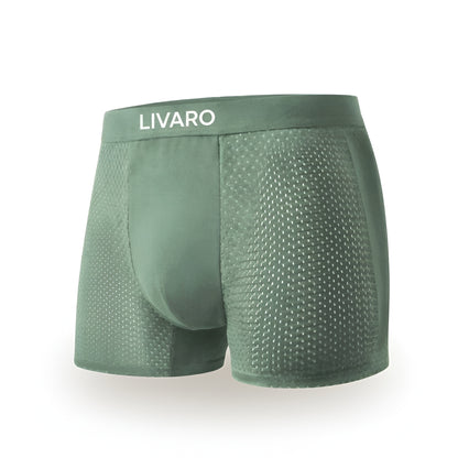 LIVARO® Essentials Boxer Trunks 5-Pack Green | + 5 FREE