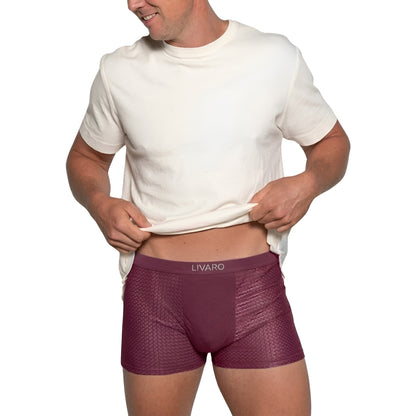 LIVARO® Essentials Boxer Trunks 5-Pack Red | + 5 FREE